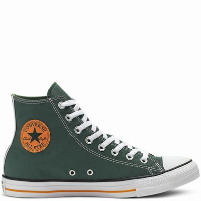 Converse Chuck Taylor All Star Summer Sport - Naisten Matalavartiset Tennarit - Vihreä/Oranssi